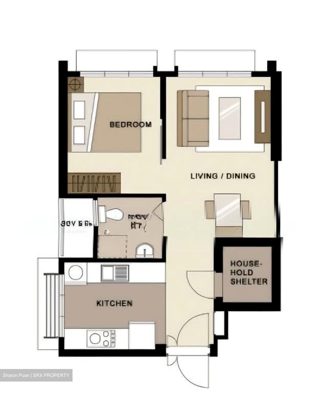 Blk 421B Northshore Straitsview (Punggol), HDB 2 Rooms #560894581